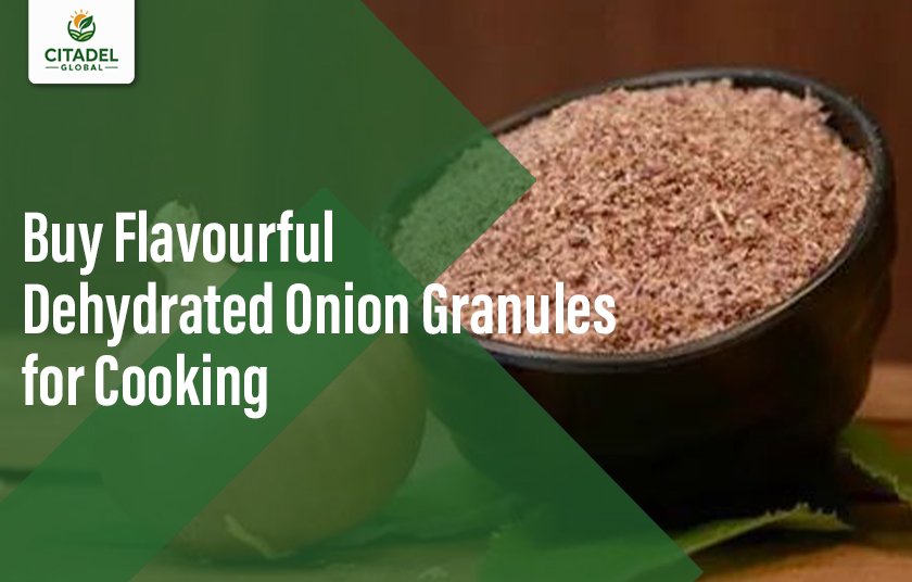 Buy Flavourful Dehydrated Onion Granules for Cooking