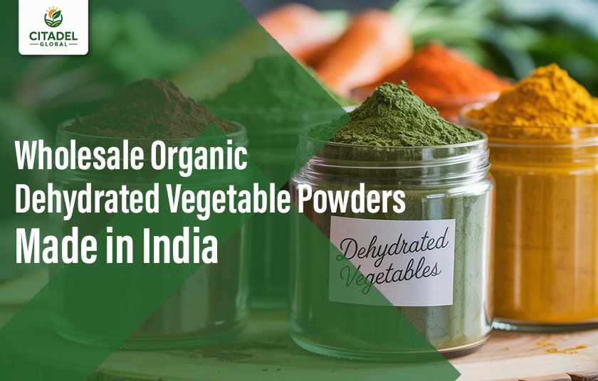 Wholesale Organic Dehydrated Vegetable Powders | Made in India