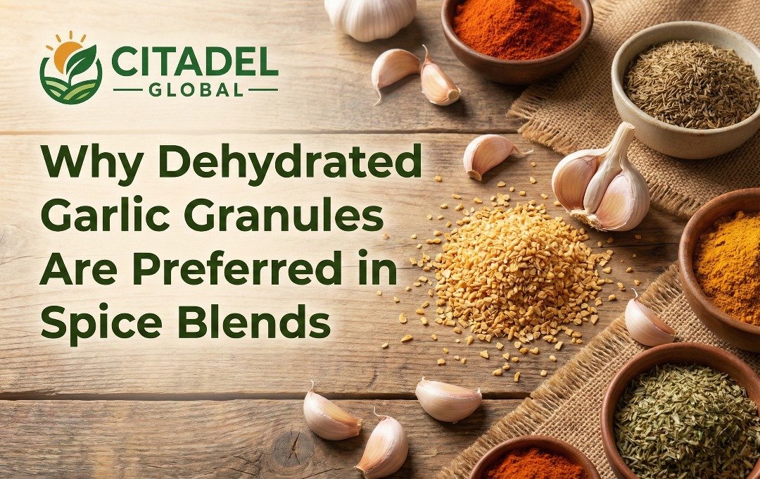 Why Dehydrated Garlic Granules Are Preferred in Spice Blends