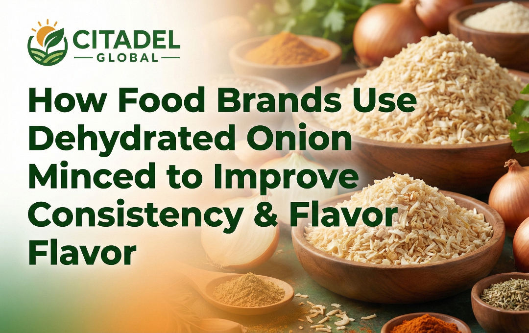 How Food Brands Use Dehydrated Onion Minced to Improve Consistency & Flavor