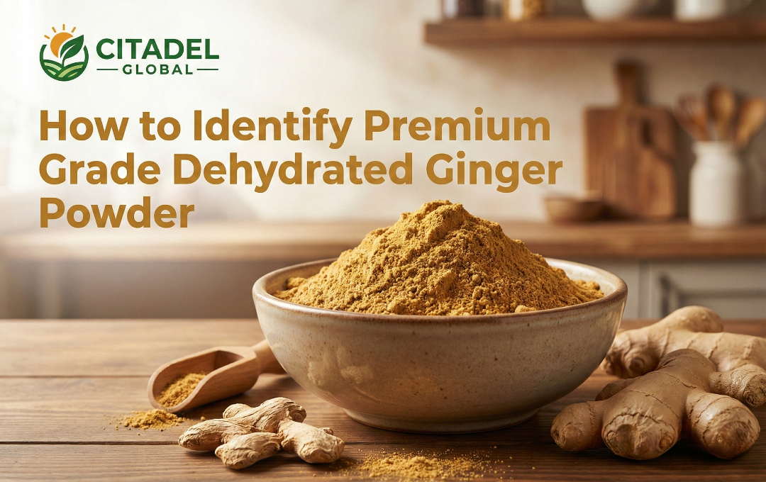 How to Identify Premium Grade Dehydrated Ginger Powder