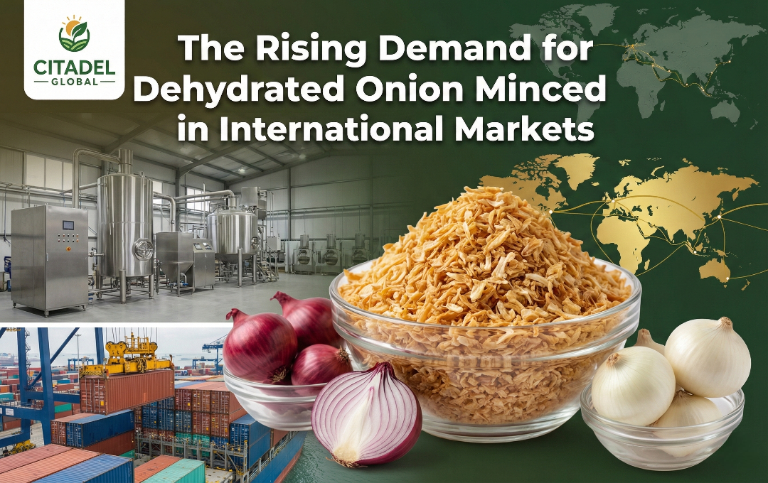 The Rising Demand for Dehydrated Onion Minced in International Markets